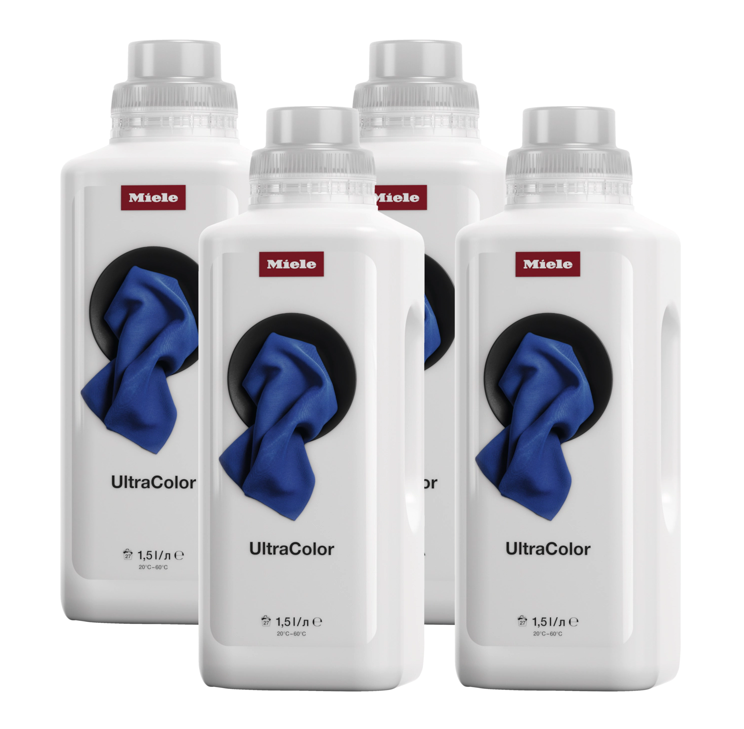 Набор для стирки цветного белья UltraColor Aqua WA UC 1501 L 1,5лх4 шт. Miele купить в Краснодаре | Всегда в наличии! | Артикул 12647690 | Официальный сайт