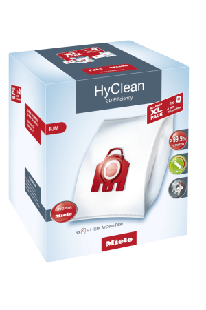Комплект мешков пылесборников Allergy XL Pack 2 HyClean FJM + фильтр HA 50 Miele купить в Краснодаре | Всегда в наличии! | Артикул 10632910 | Официальный сайт