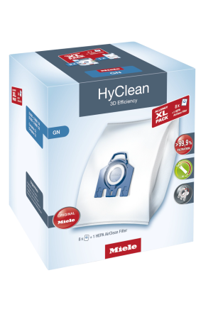 Комплект мешков пылесборников Allergy XL Pack 2 HyClean GN + фильтр HA 50 Miele купить в Краснодаре | Всегда в наличии! | Артикул 10632880 | Официальный сайт