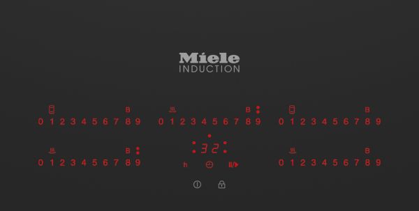 Миле Панель конфорок KM 6388 сталь Miele