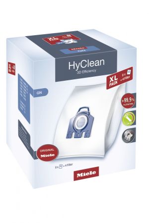 Комплект мешков пылесборников XL GN HyClean 3D Miele купить в Краснодаре | Всегда в наличии! | Артикул 10455000 | Официальный сайт